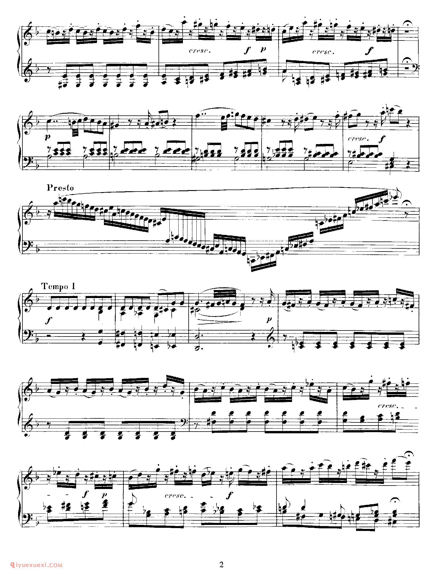 莫扎特《d小调幻想曲》Fantasy in d Minor K.397/385g_莫扎特钢琴谱