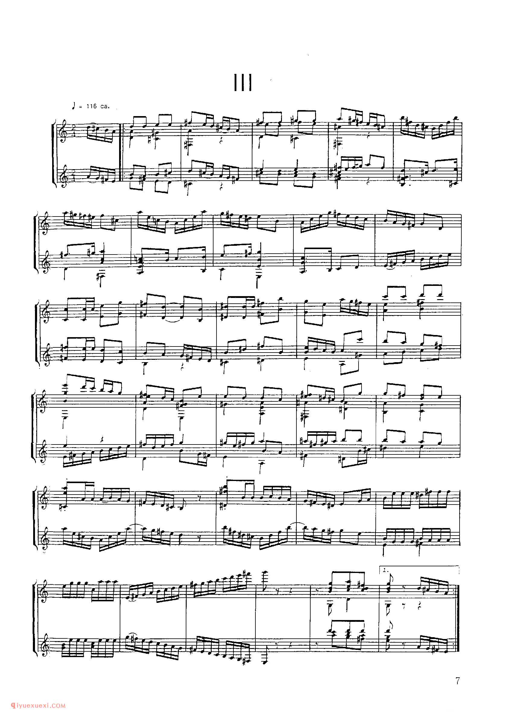 Sonata in tre movimenti (op.14)_多明尼康尼(Carlo Domeniconi)古典吉他乐曲五线谱