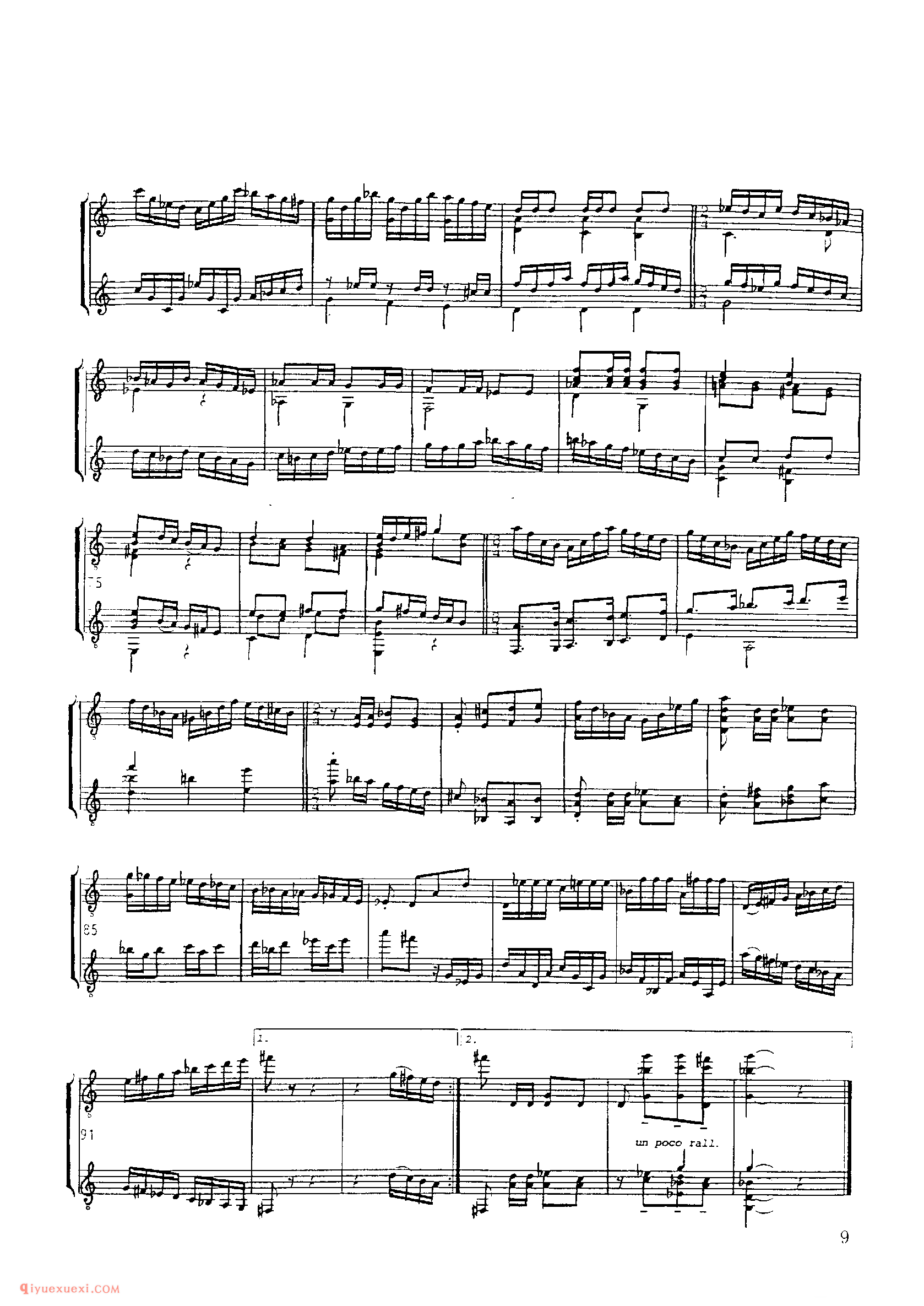 Sonata in tre movimenti (op.14)_多明尼康尼(Carlo Domeniconi)古典吉他乐曲五线谱