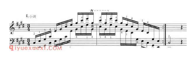 超全的音阶、琶音指法规律表，练琴必备！