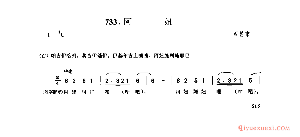 阿妞 西昌市_媳谐尼几_四川彝族民歌