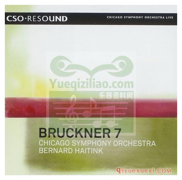 布鲁克纳第七交响曲 | Haitink, Chicago Symphony Orchestra (CSO, 2007)