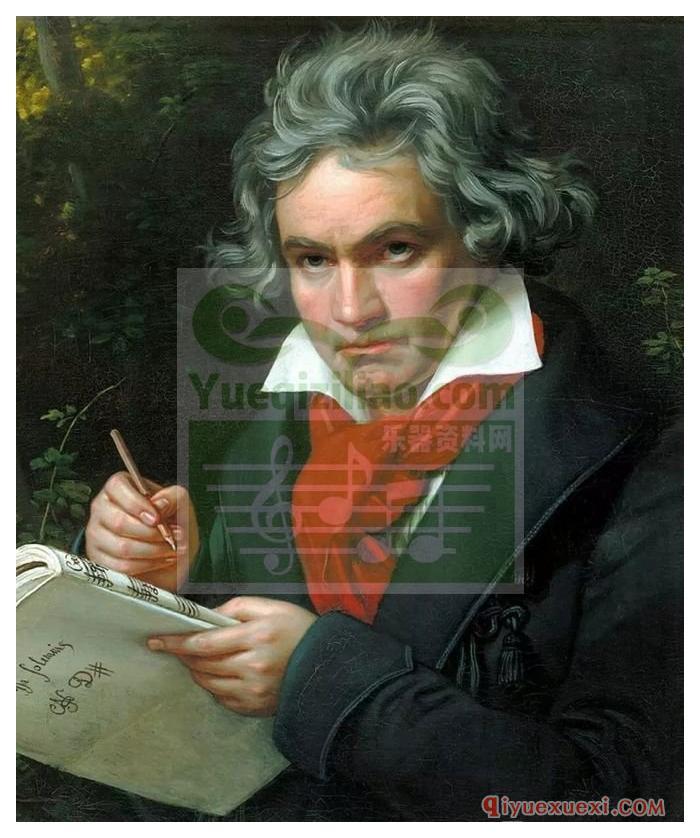 贝多芬像 画家为Ferdinand Georg Waldmuller 