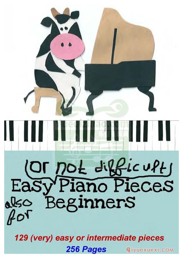 PDF钢琴谱下载 | 129首简单和中级钢琴独奏曲(129 Easy & Intermediate Pieces for Piano Solo)原版电子书
