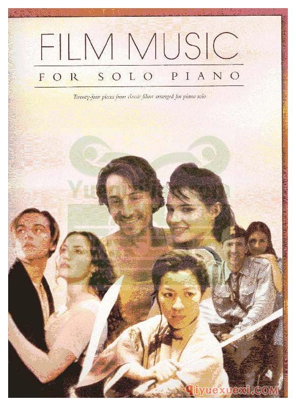 PDF钢琴谱下载 | 钢琴独奏电影音乐(Film music for solo piano)原版电子书