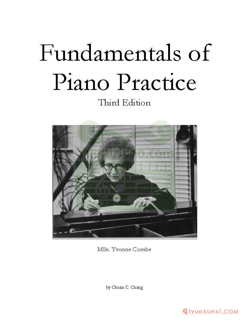 PDF钢琴教材下载 | 钢琴练习基础(Fundamentals of Piano Practice)原版电子书