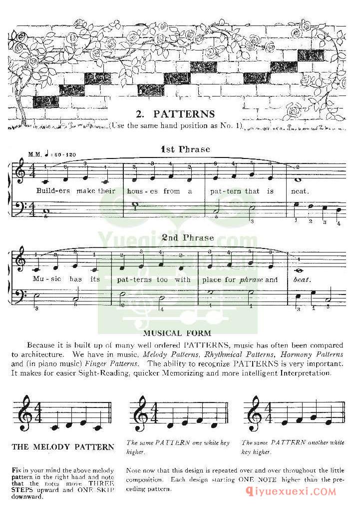 PDF钢琴谱下载 | 汤普森约翰现代钢琴课程一级(Modern Course For Piano 1st Grade)原版电子书