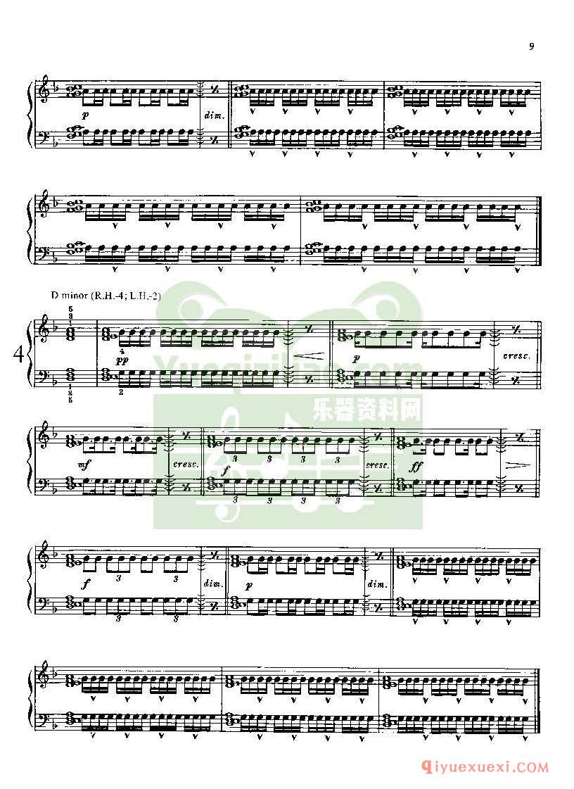PDF钢琴谱下载 | 李斯特钢琴技巧练习乐曲谱集(Page 1 LISZT TECHNICAL EXERCISES FOR THE PIANO)原版电子书
