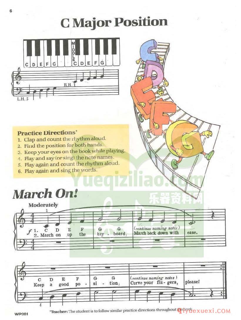 PDF钢琴谱下载 | 钢琴基础1级乐曲谱集(Piano Basics Level 1)原版电子书