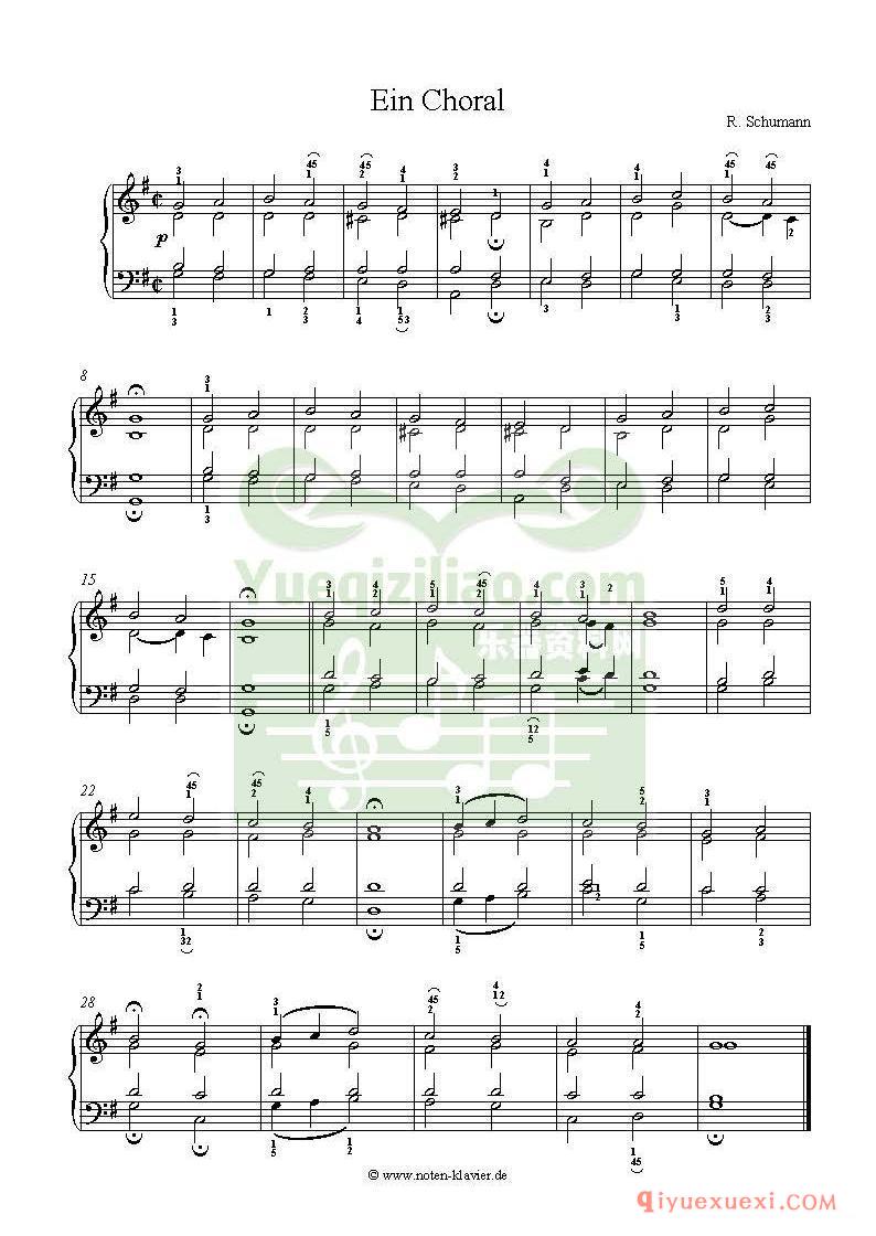 PDF钢琴谱下载 | 舒曼儿童钢琴曲集(Piano Music Album for the Young Op. 68)原版电子书