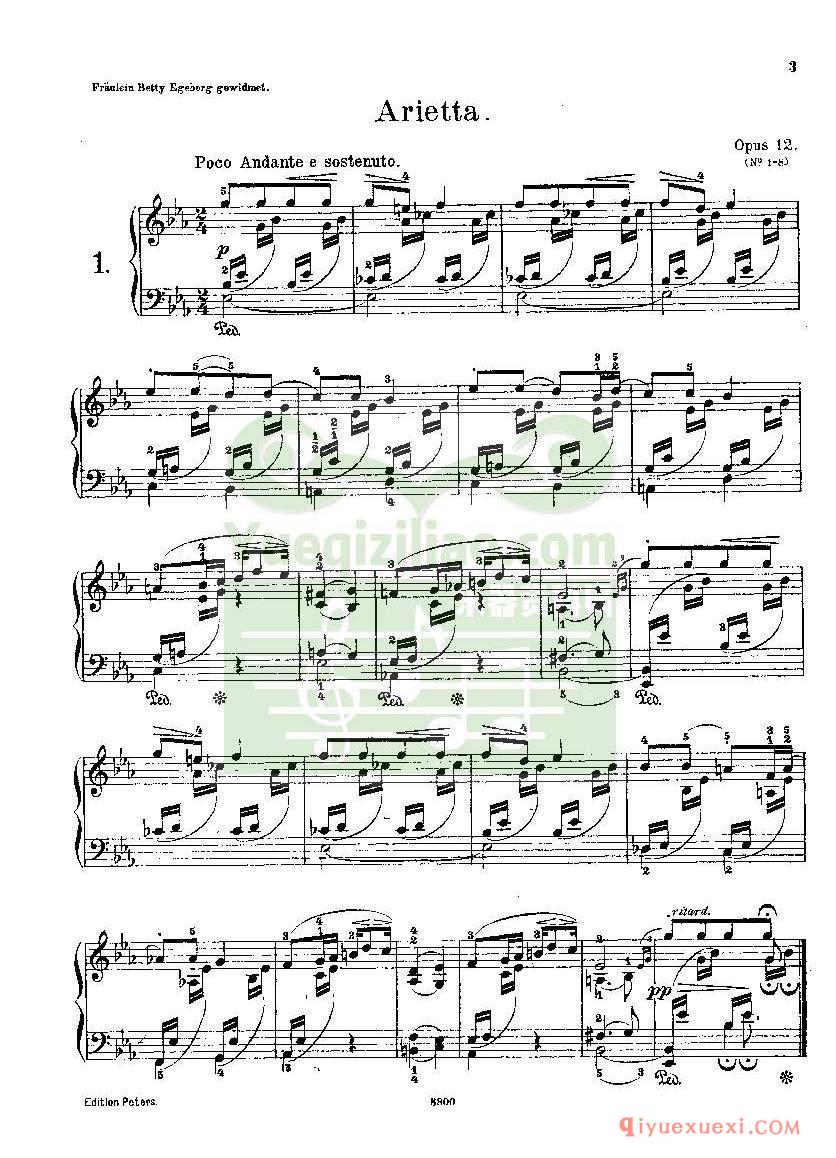 PDF钢琴谱下载 | 格里格钢琴独奏乐曲谱集(The Complete.published.Sheet Music for Piano Solo)原版电子书