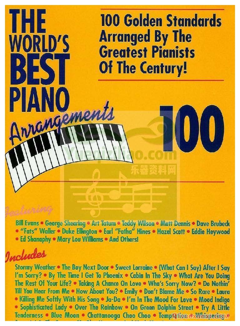 PDF钢琴谱下载 | 世界上最好的钢琴乐曲谱100首(The World's Best Piano Arrangements)原版电子书