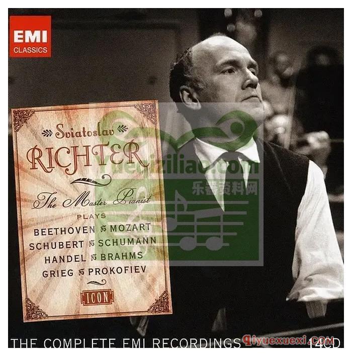 李赫特在EMI录音14CD合集免费下载 | Icon: Sviatoslav Richter(WAV+CUE)