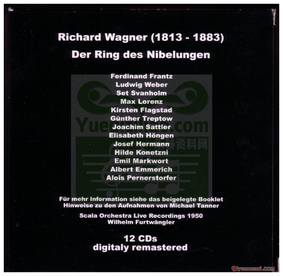 歌剧录音下载 | Furtwangler《尼伯龙根的指环》(Der Ring des Nibelungen)1950 Scala[APE]专辑