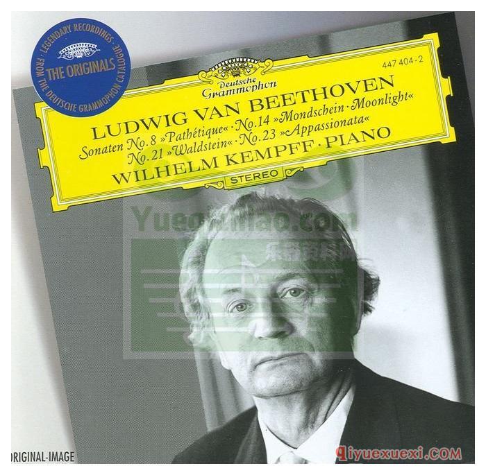 贝多芬：钢琴奏鸣曲 No.8“悲怆”, No.14“月光”, No.21“华尔斯坦”, No.2“热情”(钢琴_肯布夫)古典乐唱片下载