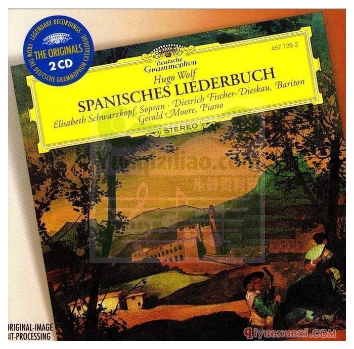 沃尔夫：西班牙歌曲集 (男中音_迪斯考, 女高音_施瓦兹科普夫) (2CD)古典乐唱片下载