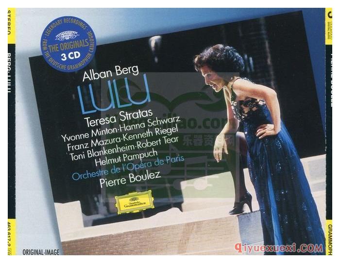贝尔格：歌剧“璐璐”(巴黎国家歌剧院管弦乐团, 指挥_布列兹) (3CD)古典乐唱片下载