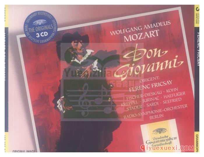 莫扎特：歌剧“唐璜”(柏林广播交响乐团, 柏林广播合唱团, 指挥_弗里乔伊) (3CD)古典乐唱片下载
