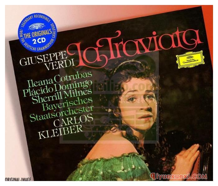 威尔弟：歌剧“茶花女”(巴伐利亚国家交响乐团, 慕尼黑巴伐利亚国家歌剧院合唱团, 指挥_小克莱伯) (2CD)古典乐唱片下载