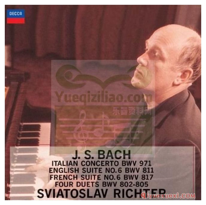 Richter《巴赫 意大利协奏曲》专辑APE录音下载