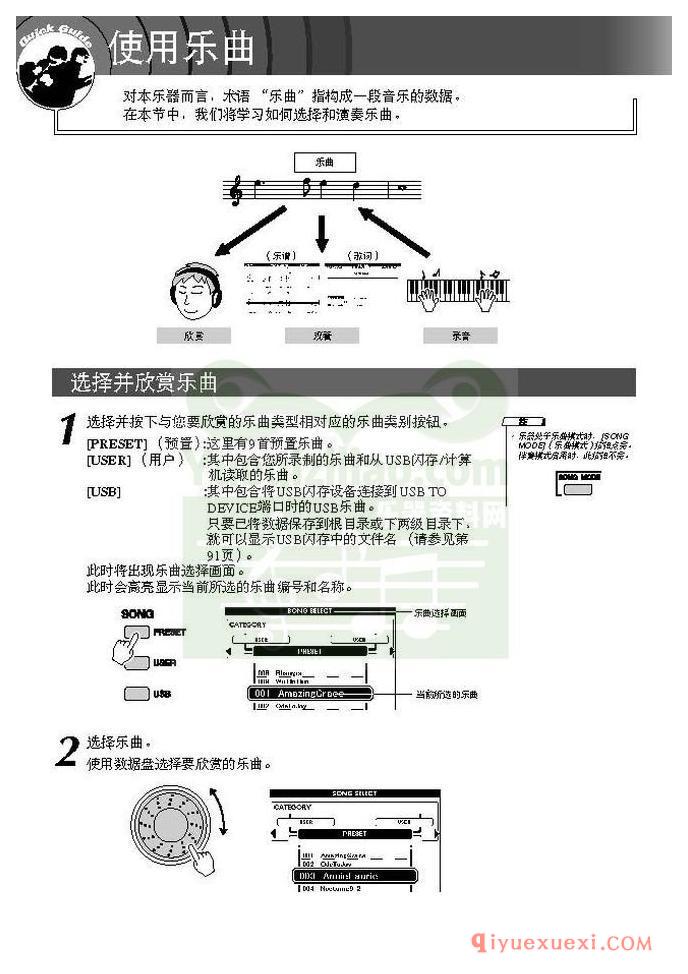 雅马哈电子琴PSR-S550中文使用说明书在线阅读