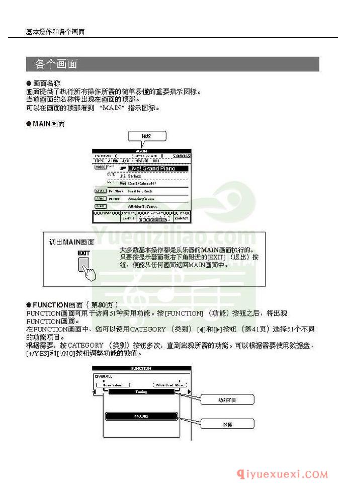 雅马哈电子琴PSR-S550中文使用说明书在线阅读