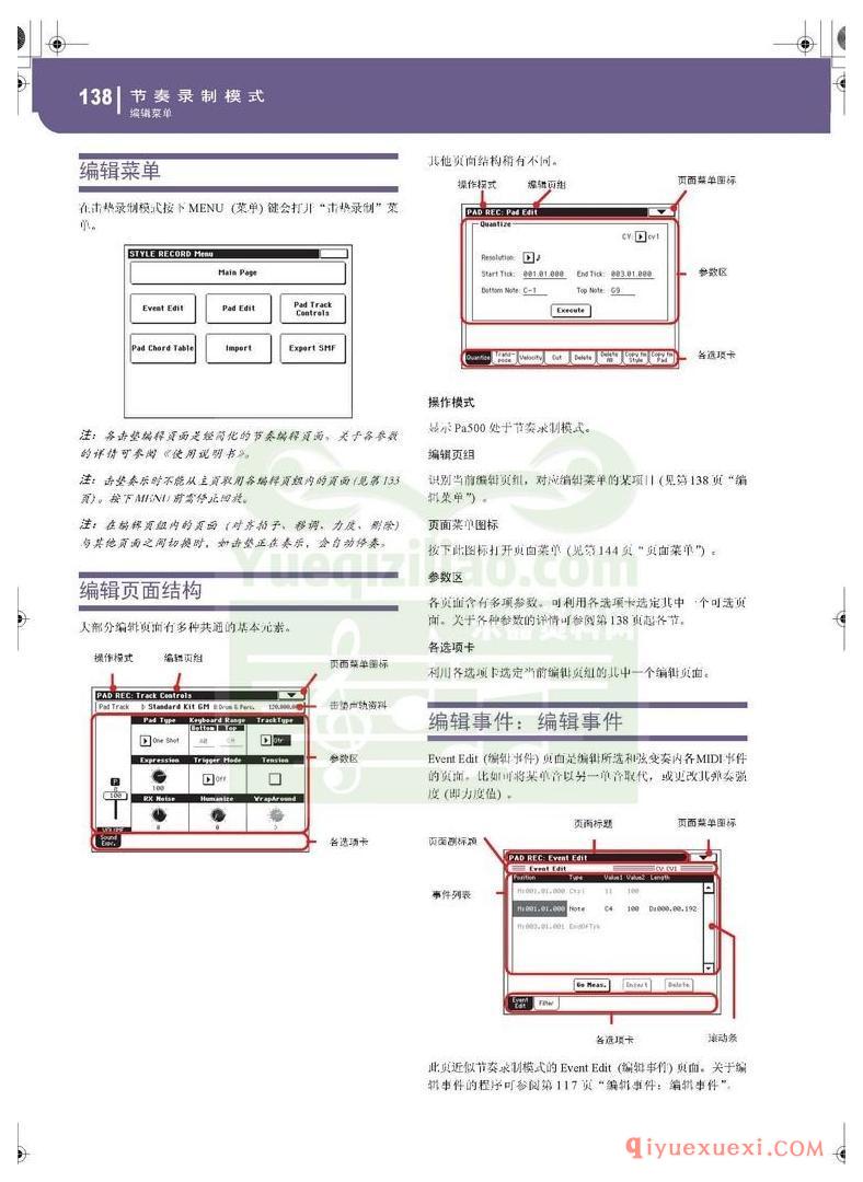 KORG PA500专业编曲链盘使用说明书中文版在线查阅