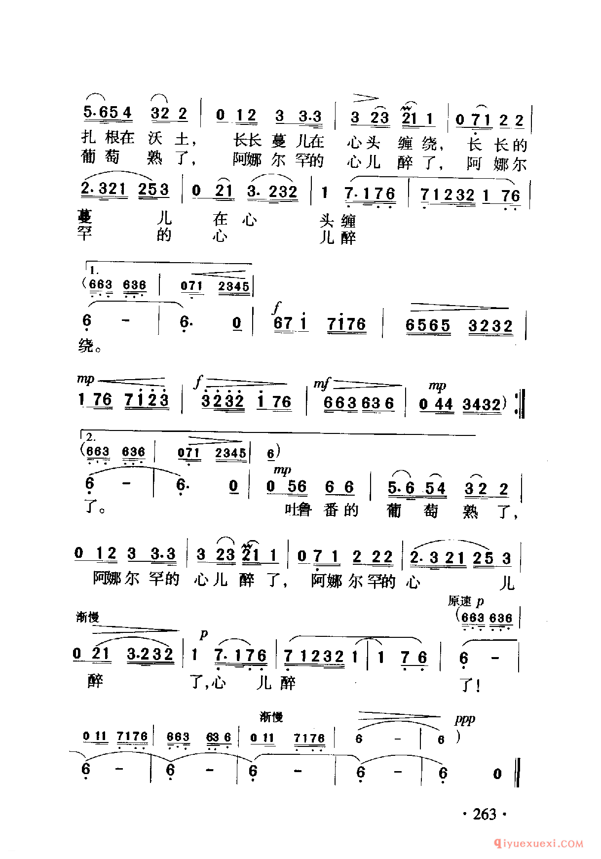 中国名歌 │ 吐鲁番的葡萄熟了