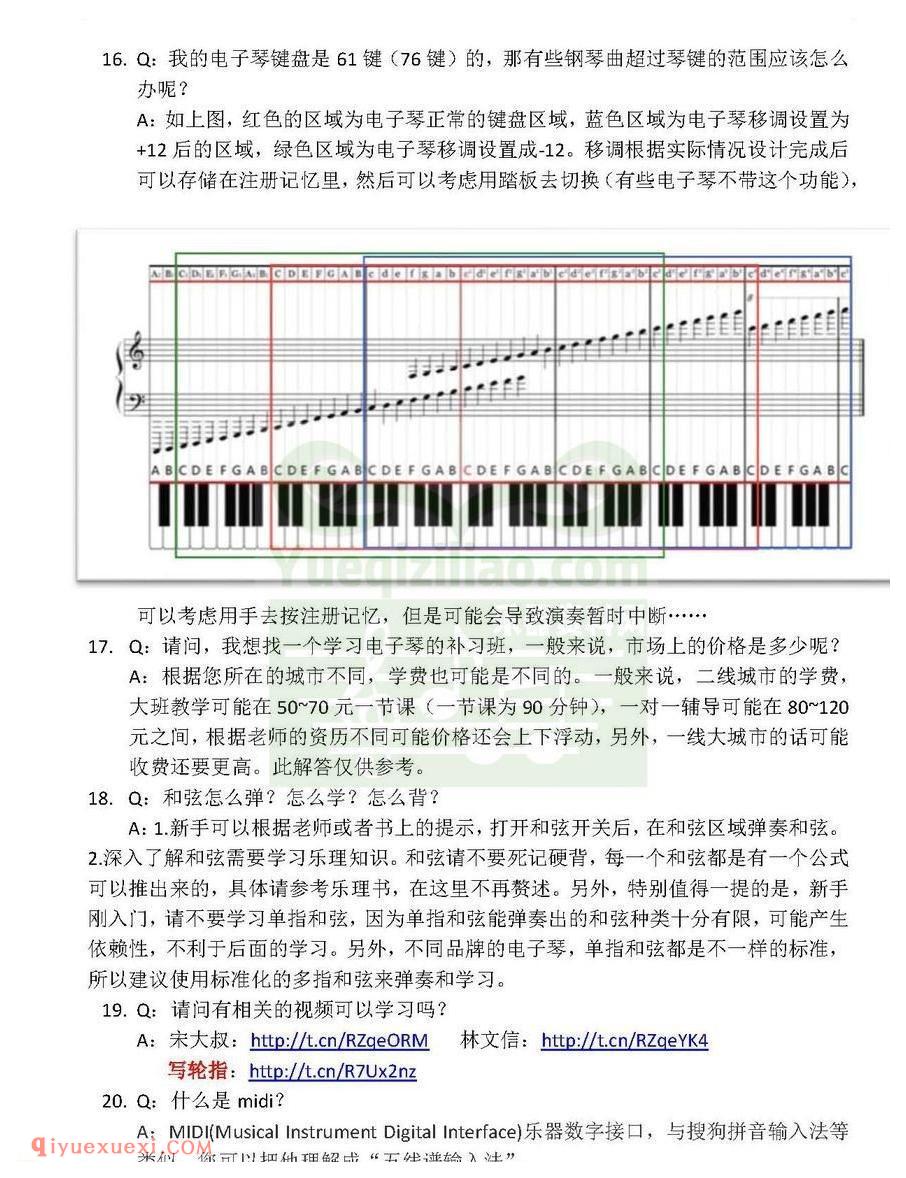 电子琴新手入门常见问题大全解答