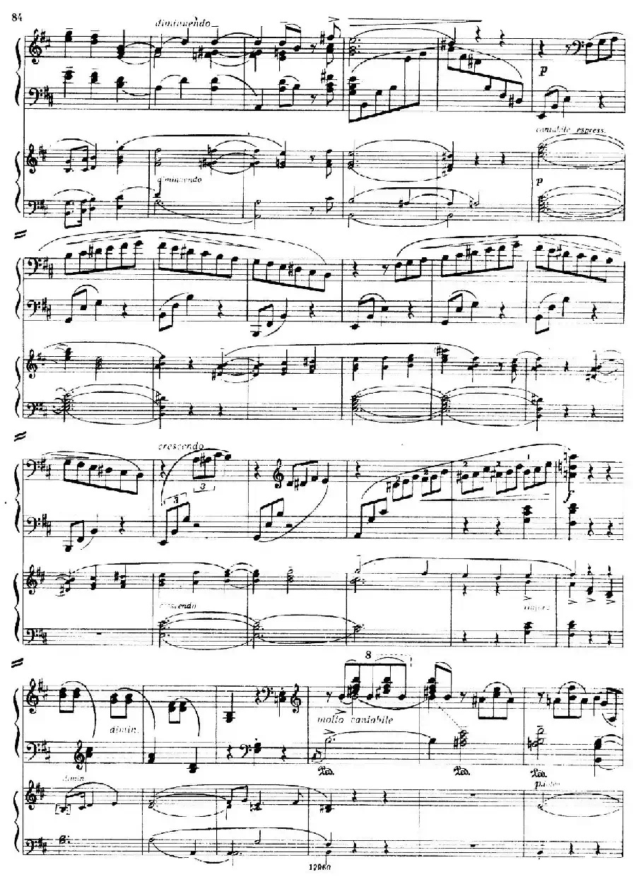 Piano Concerto No.2 in c Minor Op.50（c小调第二钢琴协奏曲·Ⅲ·双钢琴）