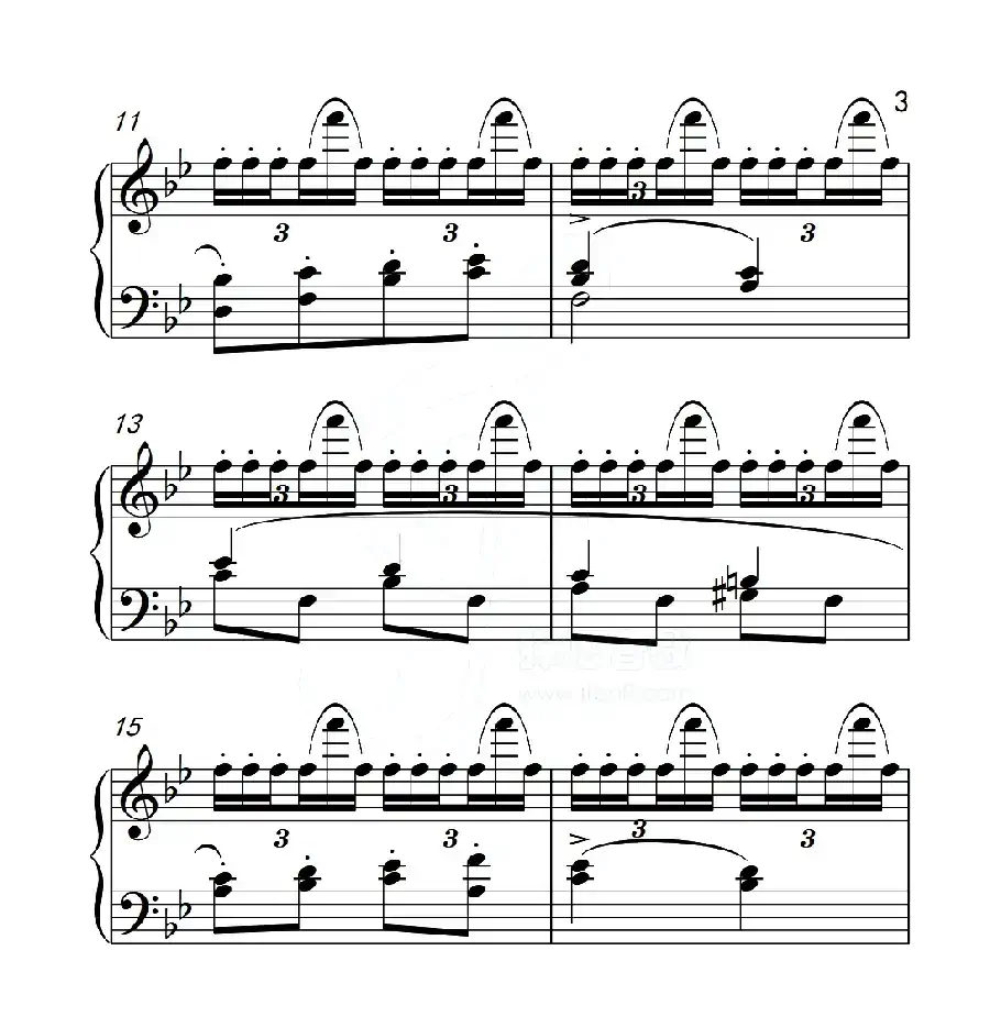 第五级A组 练习曲（中国音乐学院钢琴考级作品1~6级）