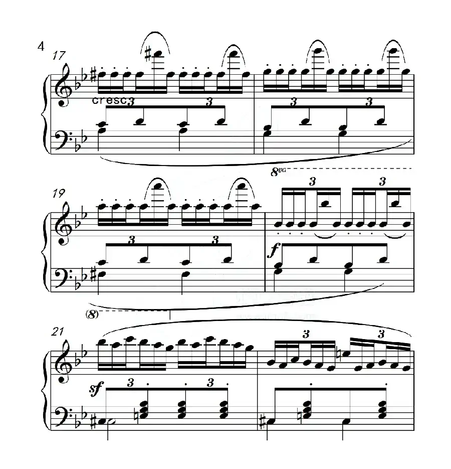 第五级A组 练习曲（中国音乐学院钢琴考级作品1~6级）