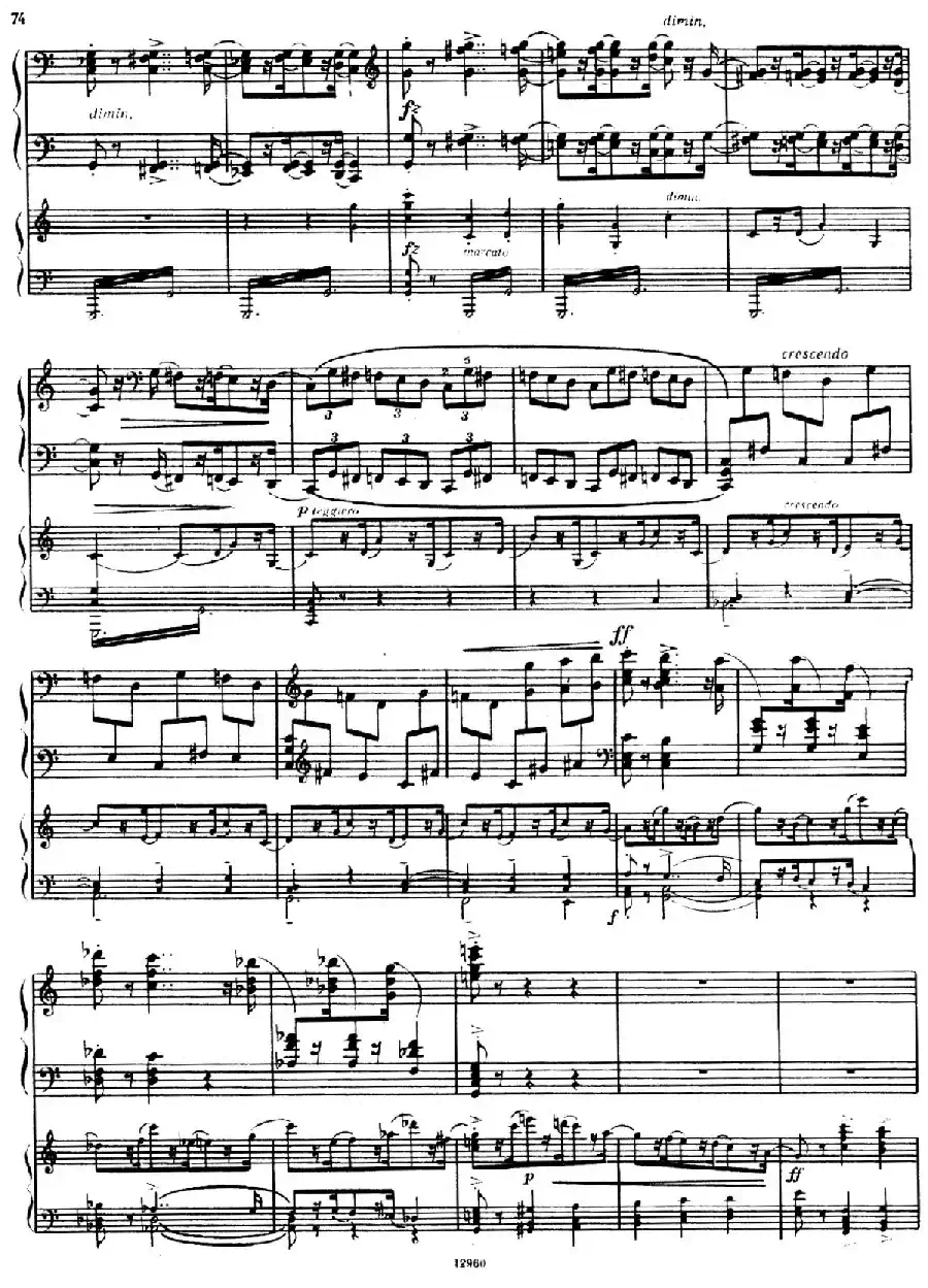 Piano Concerto No.2 in c Minor Op.50（c小调第二钢琴协奏曲·Ⅲ·双钢琴）