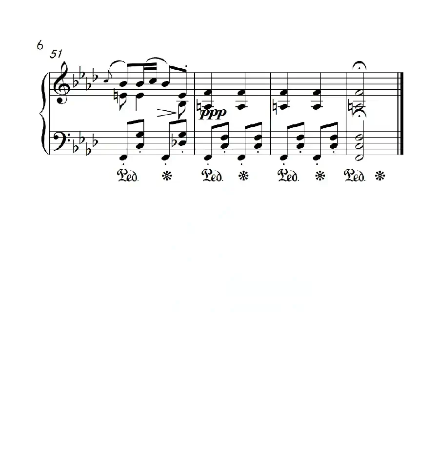 第六级 音乐瞬间(中国音乐学院钢琴考级作品1~6级)