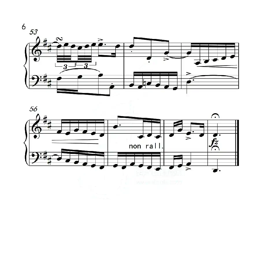 第五级A组 二部创意曲（中国音乐学院钢琴考级作品1~6级）