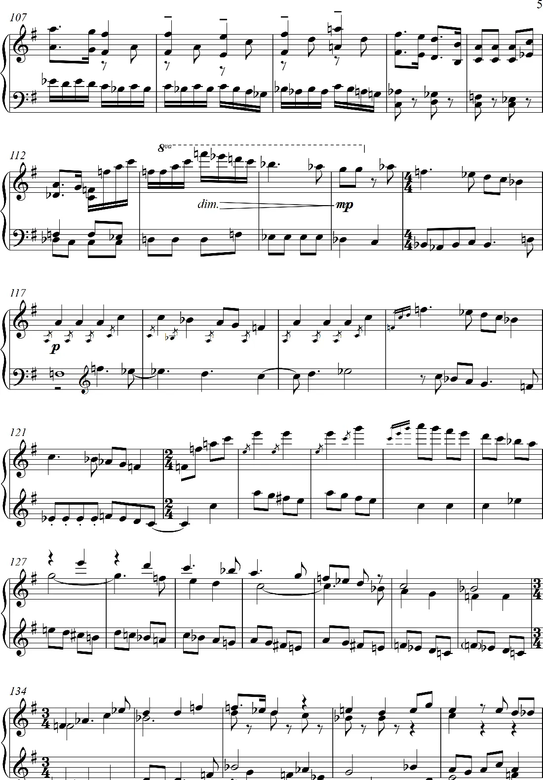 第22钢琴奏鸣曲“信仰”Piano Sonata No`22（四个乐章）