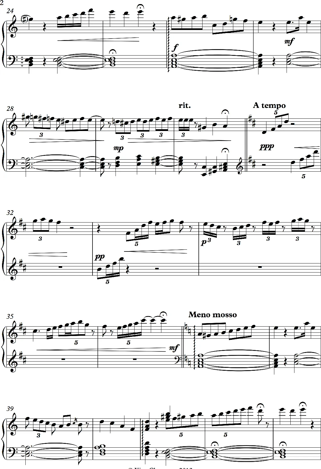 Etude No 1（钢琴练习曲）